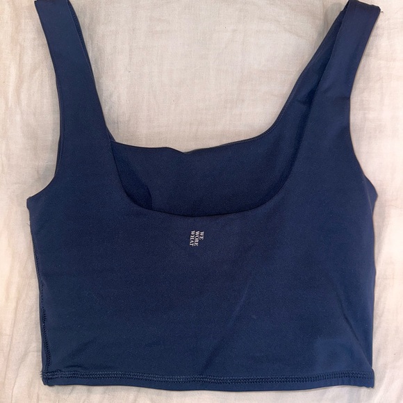 navy blue we wore what crop jersey tank never worn - Picture 3 of 4